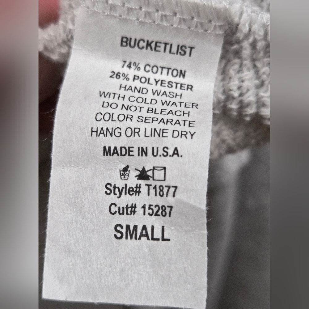 Bucket List Oversize Crop Elevated Basic 1/4 Zip … - image 5